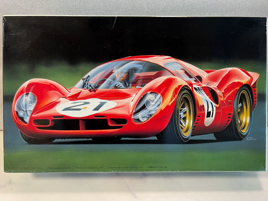 FUJIMI 1/24 FERRARI 330 P4 BERLINETTA 1967 Le Mans 24 Hours 2nd Plastic Model Kit