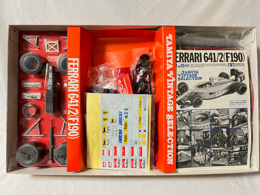 Tamiya 1/12 Ferrari 641/2 Big Scale Series #1 Prost #2 Mansell Plastic Model Kit
