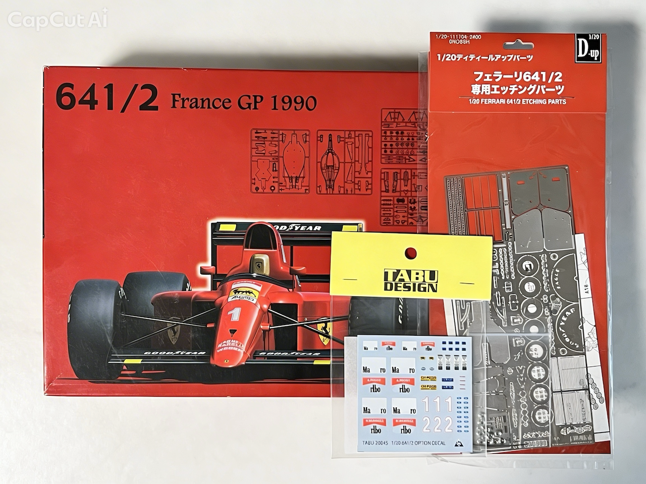 Fujimi 1/20 Ferrari 641/2 1990 F-1GP Plastic Model Kit (+ Option)