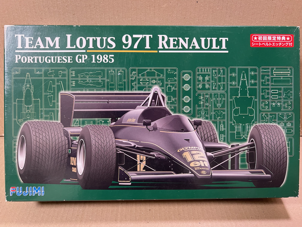 Fujimi 1/20 TEAM LOTUS 97T RENAULT PORTUGUESE GP 1985 Plastic Model Kit