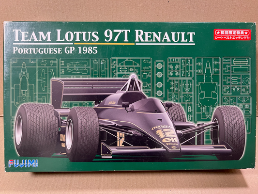 Fujimi 1/20 TEAM LOTUS 97T RENAULT PORTUGUESE GP 1985 Plastic Model Kit