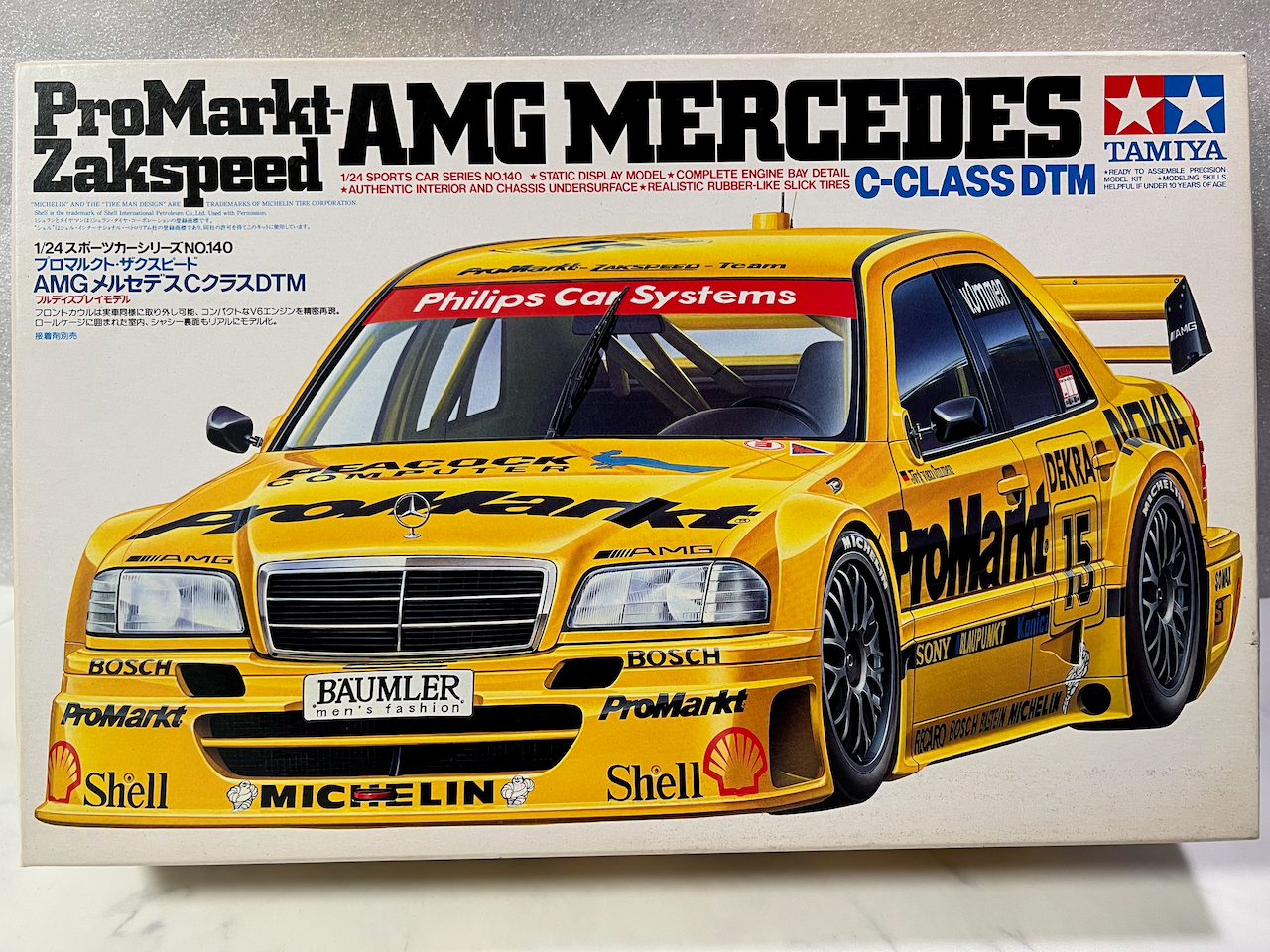 Tamiya 1/12 ProMarkt Zakspeed AMG MERCEDES C-CLASS DTM Pastic Model Kit