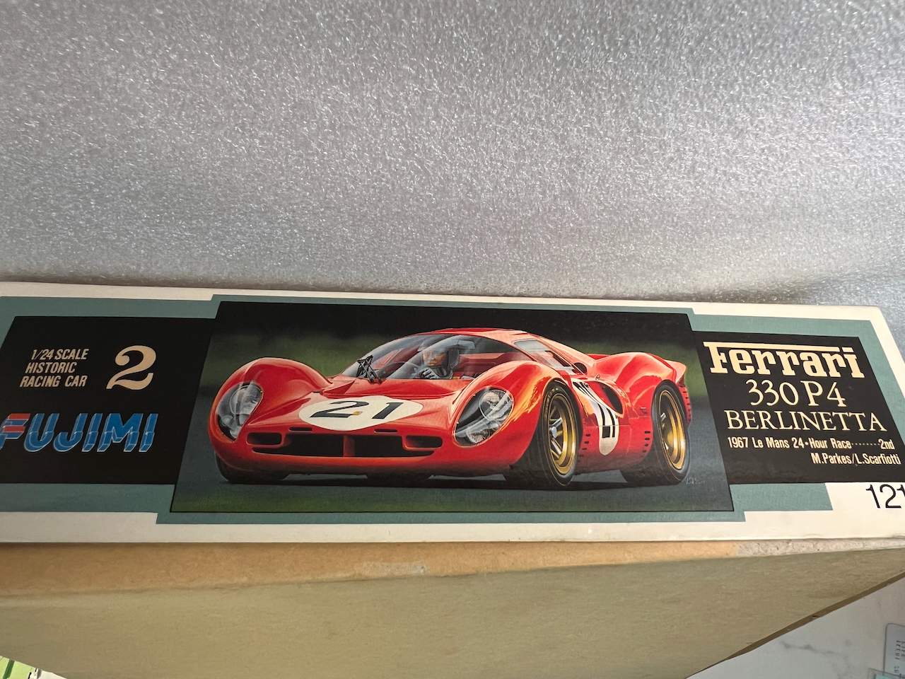 FUJIMI 1/24 FERRARI 330 P4 BERLINETTA 1967 Le Mans 24 Hours 2nd Plastic Model Kit