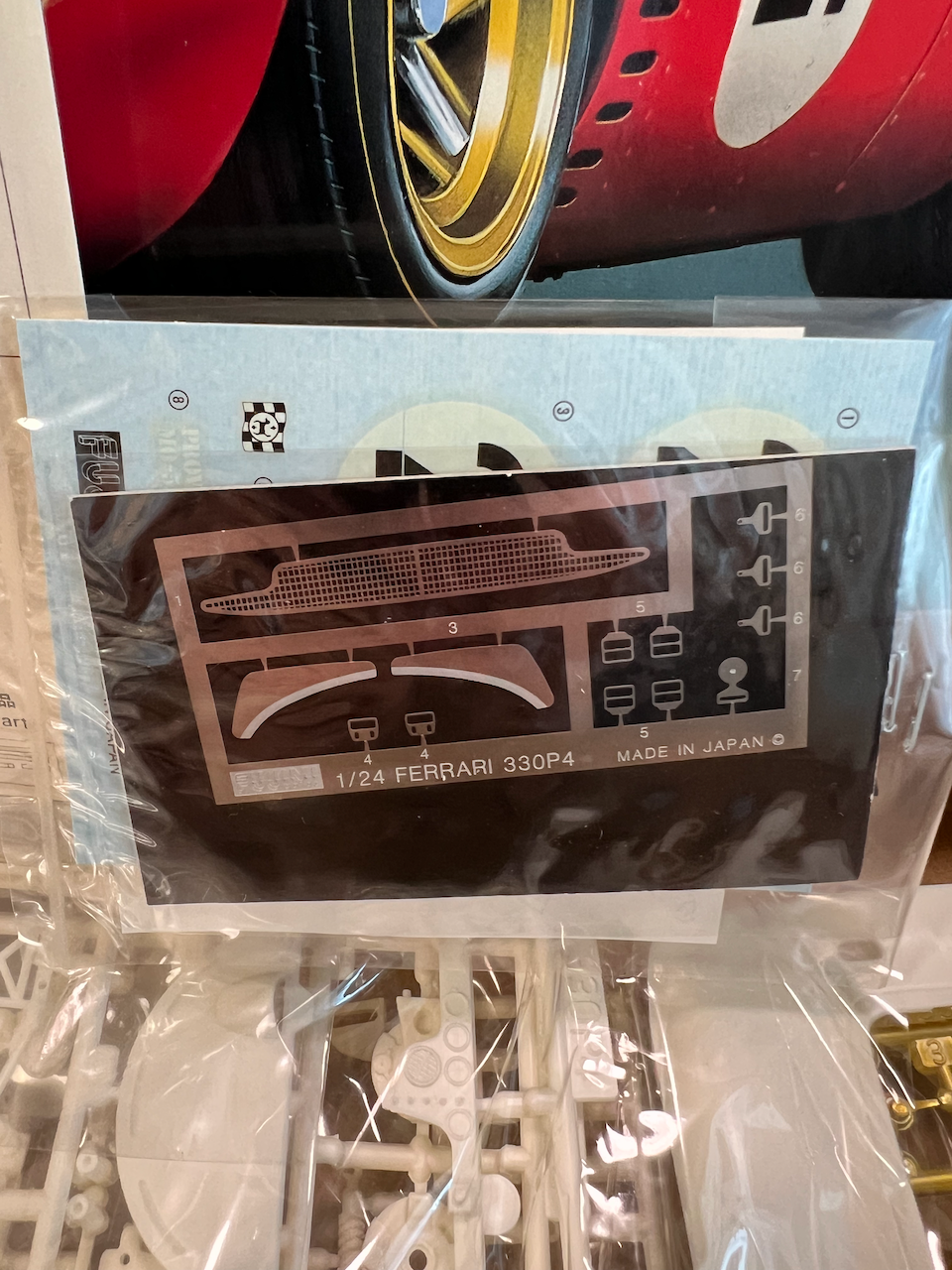 FUJIMI 1/24 FERRARI 330 P4 BERLINETTA 1967 Le Mans 24 Hours 2nd Plastic Model Kit