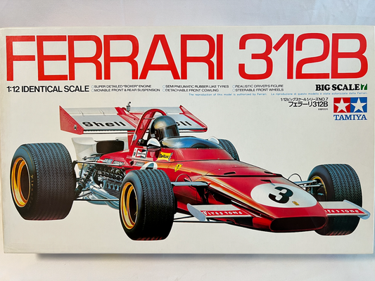 Tamiya 1/12 FERRARI 312B Big Scale Series 7 Plastic Model Kit