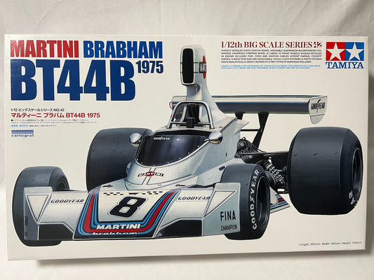 Tamiya 1/12 MARTINI BRABHAM BT44B 1975 Big Scale Series 42 Plastic Model Kit