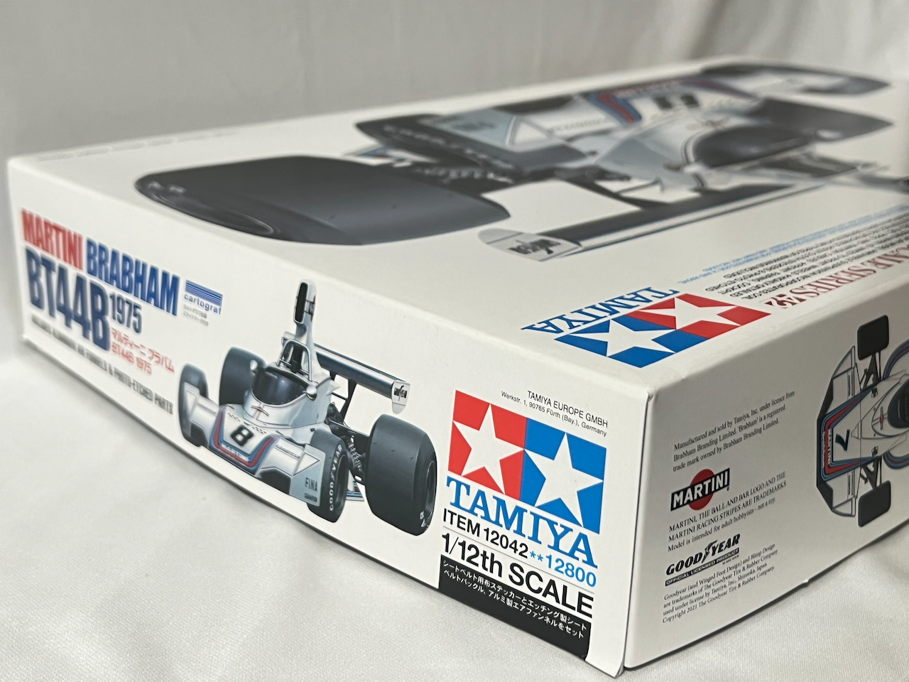 Tamiya 1/12 MARTINI BRABHAM BT44B 1975 Big Scale Series 42 Plastic Model Kit