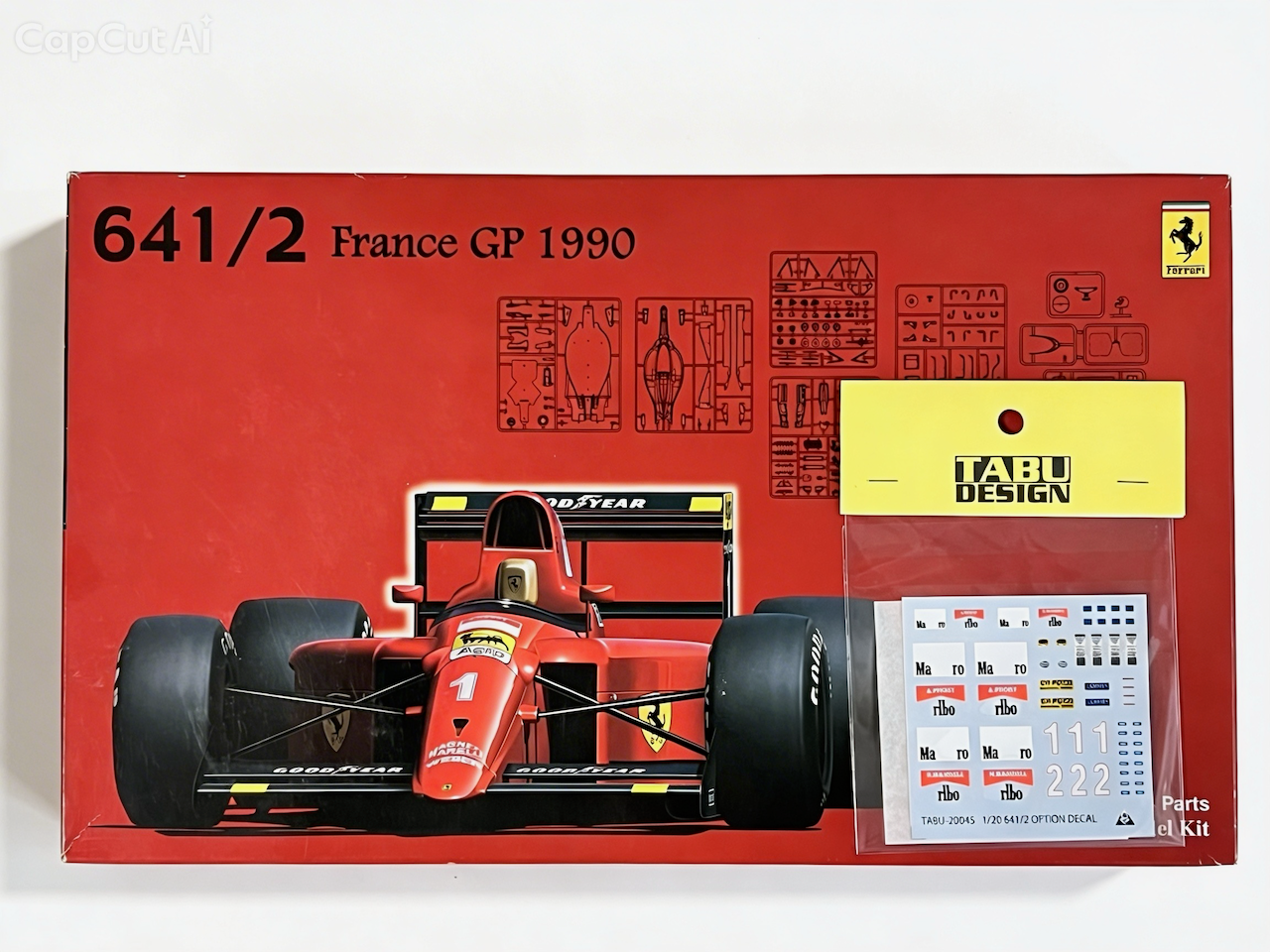 Fujimi 1/20 Ferrari 641/2 1990 F-1GP Plastic Model Kit (+ Option)